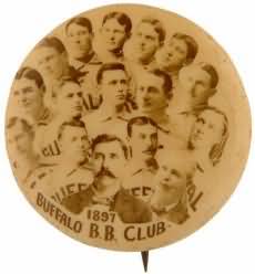 1897 Cameo Pepsin Buffalo Team Pin